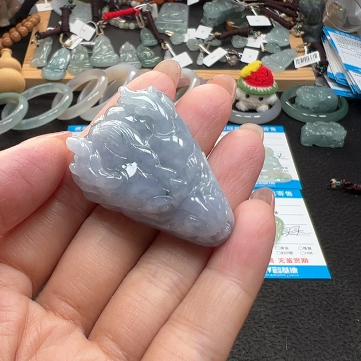 翡翠未镶嵌颈饰天然A货缅甸翡翠