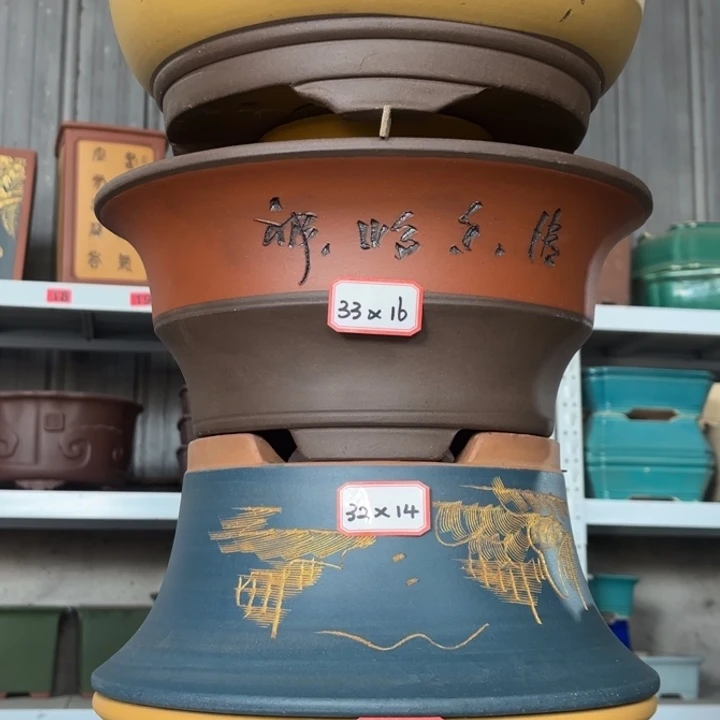 紫砂花盆            100-4