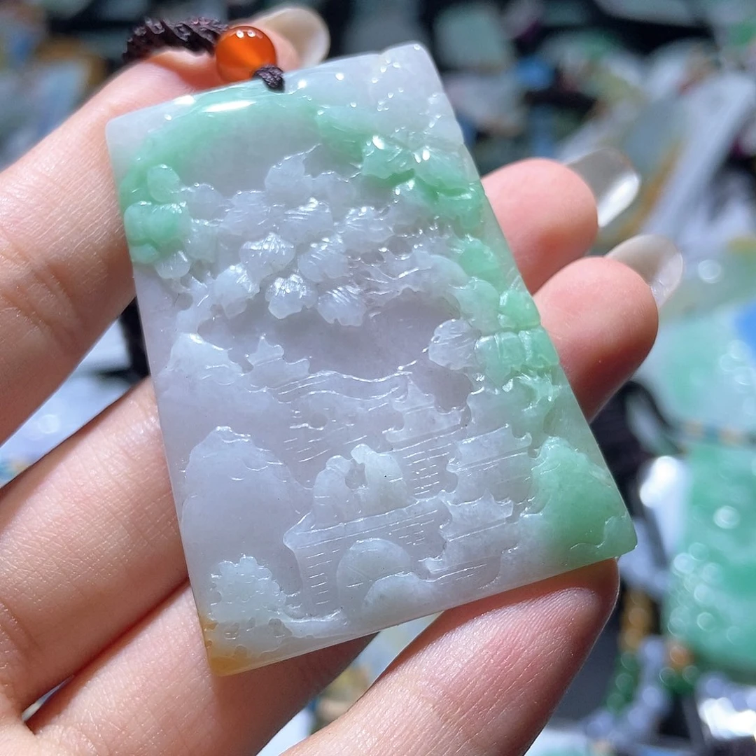 翡翠未镶嵌颈饰翡翠