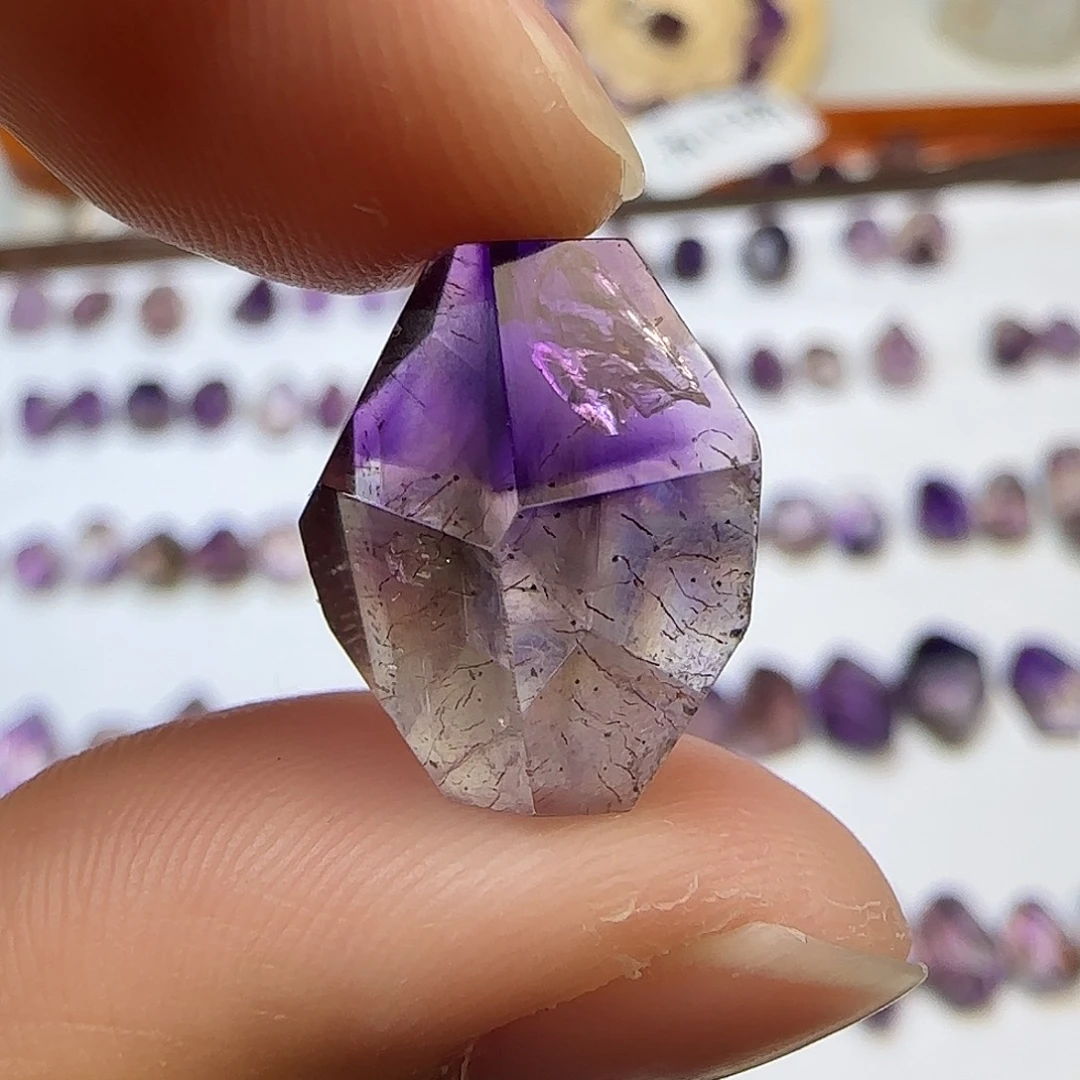 珠宝半成品水晶未镶嵌超七随形