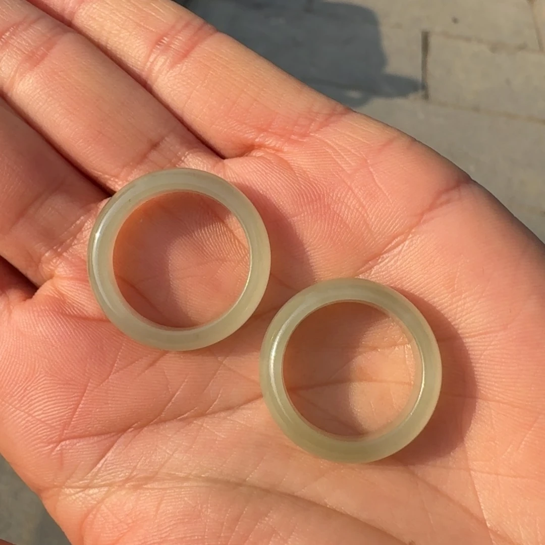 和田玉颈饰未镶嵌晴水戒指多样性拍一发一