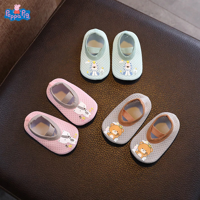 婴儿鞋子夏季网眼薄款男女宝宝学步鞋室内防滑儿童地板鞋袜鞋