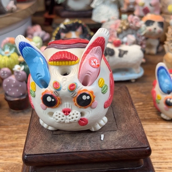 @***澜陶摆件小镇青花每日有新品