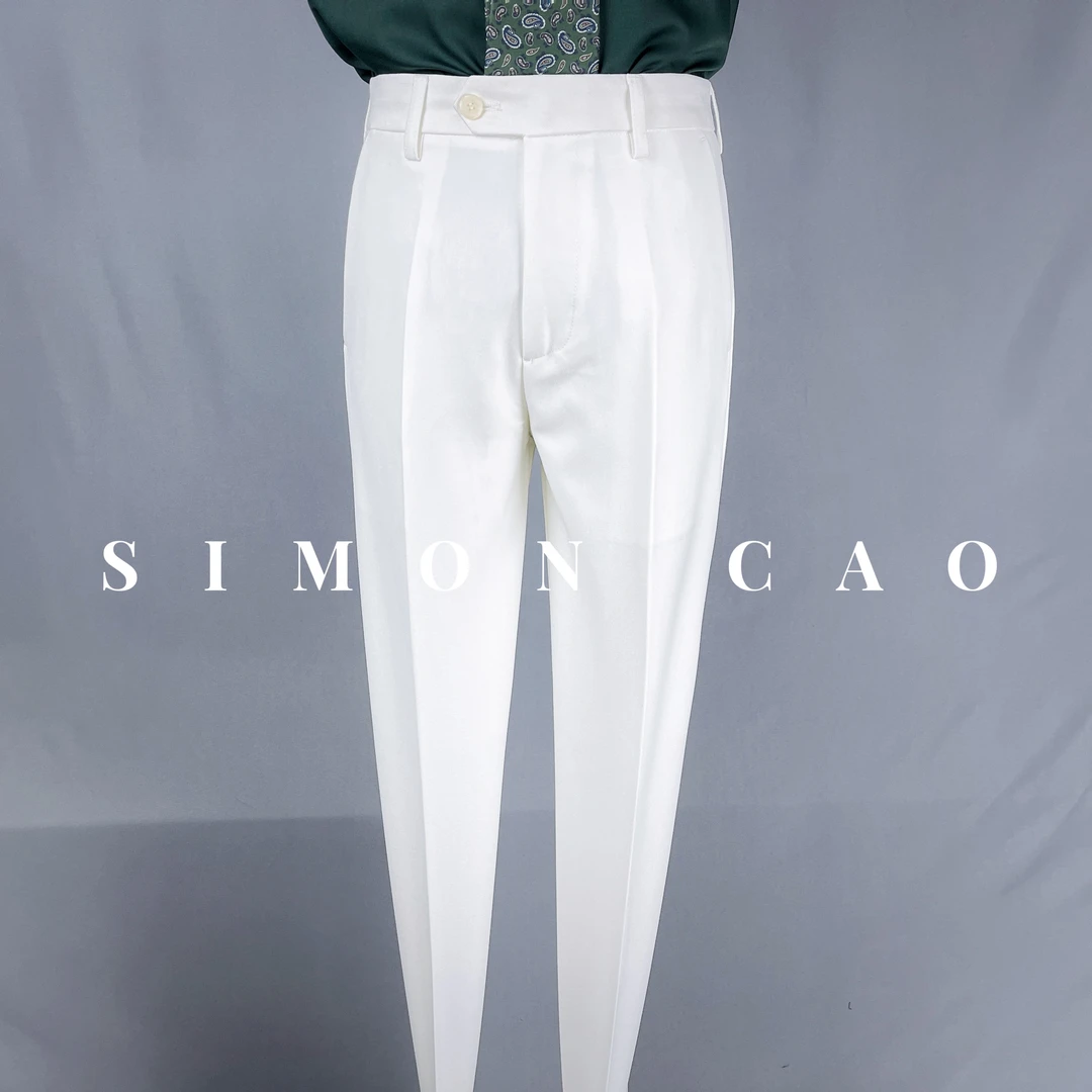 西蒙曹--福利特惠修身西裤--9281