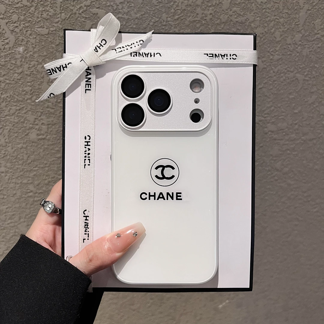 高级感小香风适用苹果17ProMax手机壳玻璃16pro奢华iPhone15pro潮