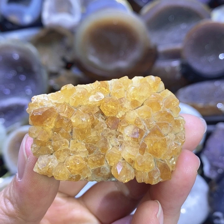 未镶嵌珠宝半成品水晶黄晶块