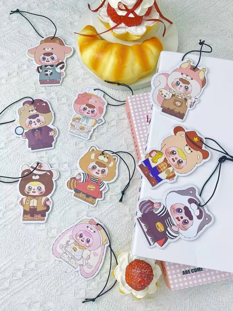 【咪嘟拆盒】豆包香片冰箱贴可爱手办生日礼物潮玩盲盒-默认代拆