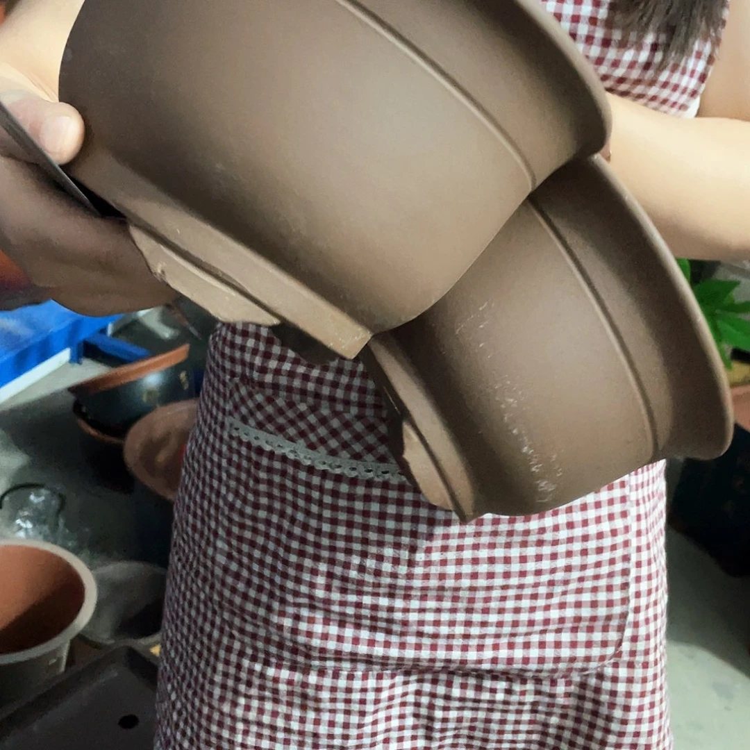 宜兴紫砂查林小马一对小