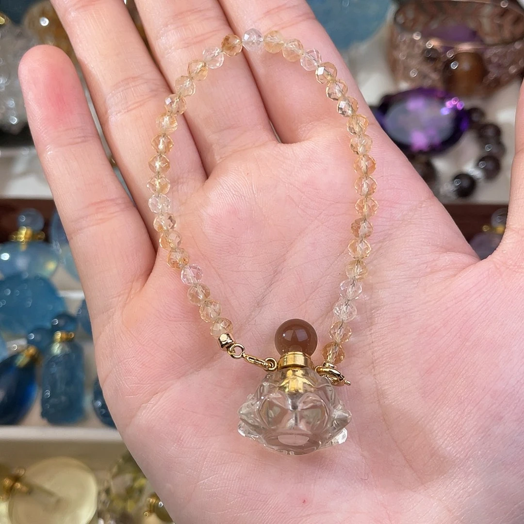 水晶颈饰未镶嵌继*天然水晶吊坠520