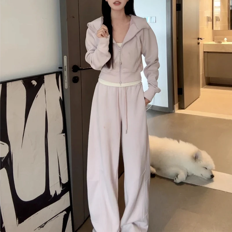 秋冬新款网红爆款卫衣时尚套装气质百搭休闲套装女