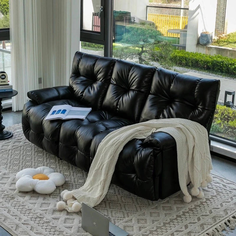 零靠墙电动多功能沙发小户型客厅可睡可躺云朵休闲懒人双三人沙发