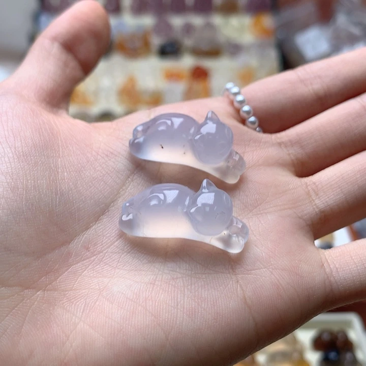 玛瑙/玉髓未镶嵌玛瑙趴趴猫2