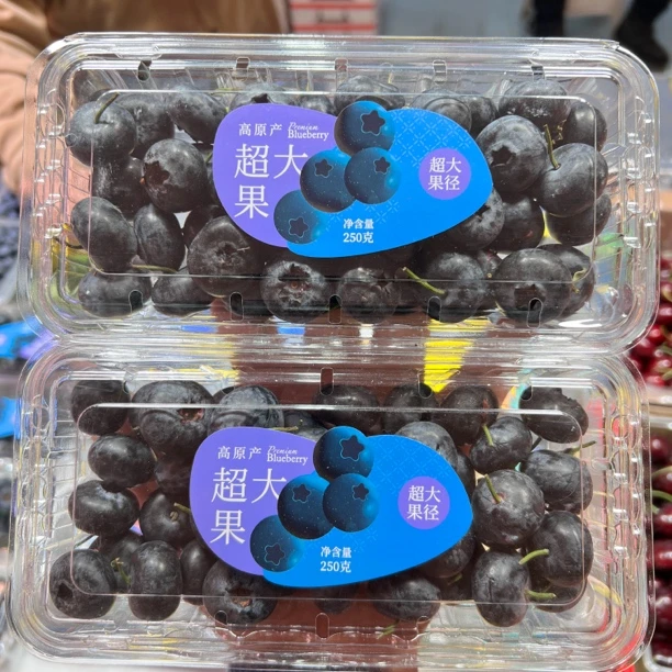 云南高原【超大果径蓝莓24mm+】新鲜好吃（50元/盒250克）云南省