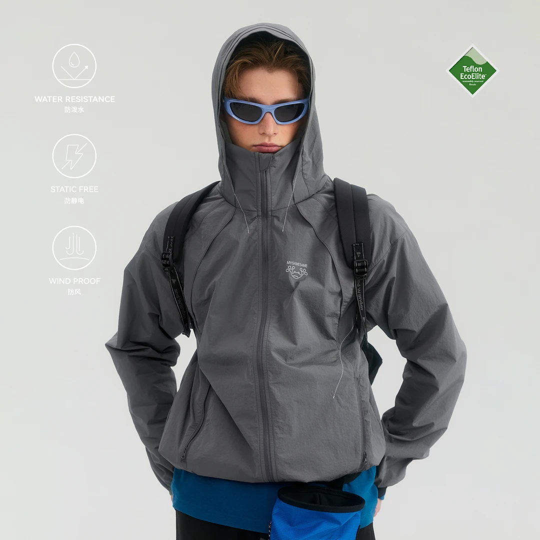 MYSAMESAME25SS防撕裂防风防泼水多用途户外冲锋外套宽松山系U195