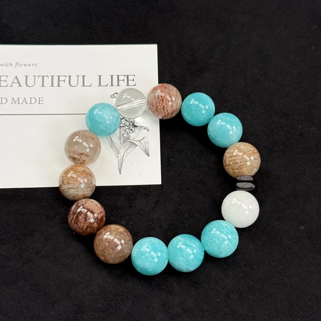 【曼波可露丽】天河石手串【拍两单！是一条价格！】多样性发一  W1512