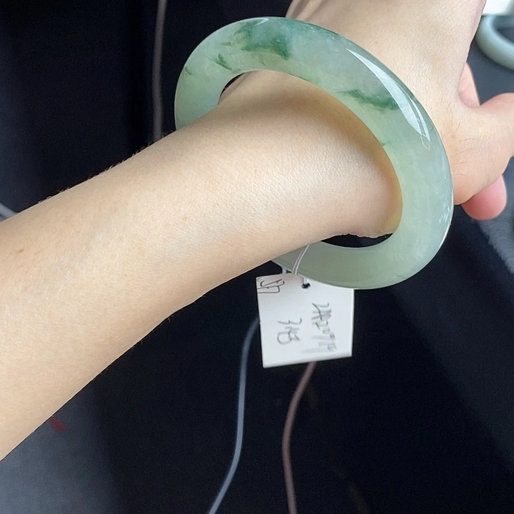 未镶嵌手镯翡翠57➕圆条