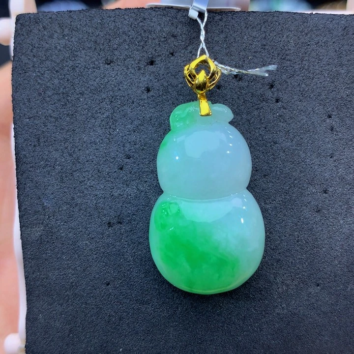 18K金镶嵌手链翡翠翡翠