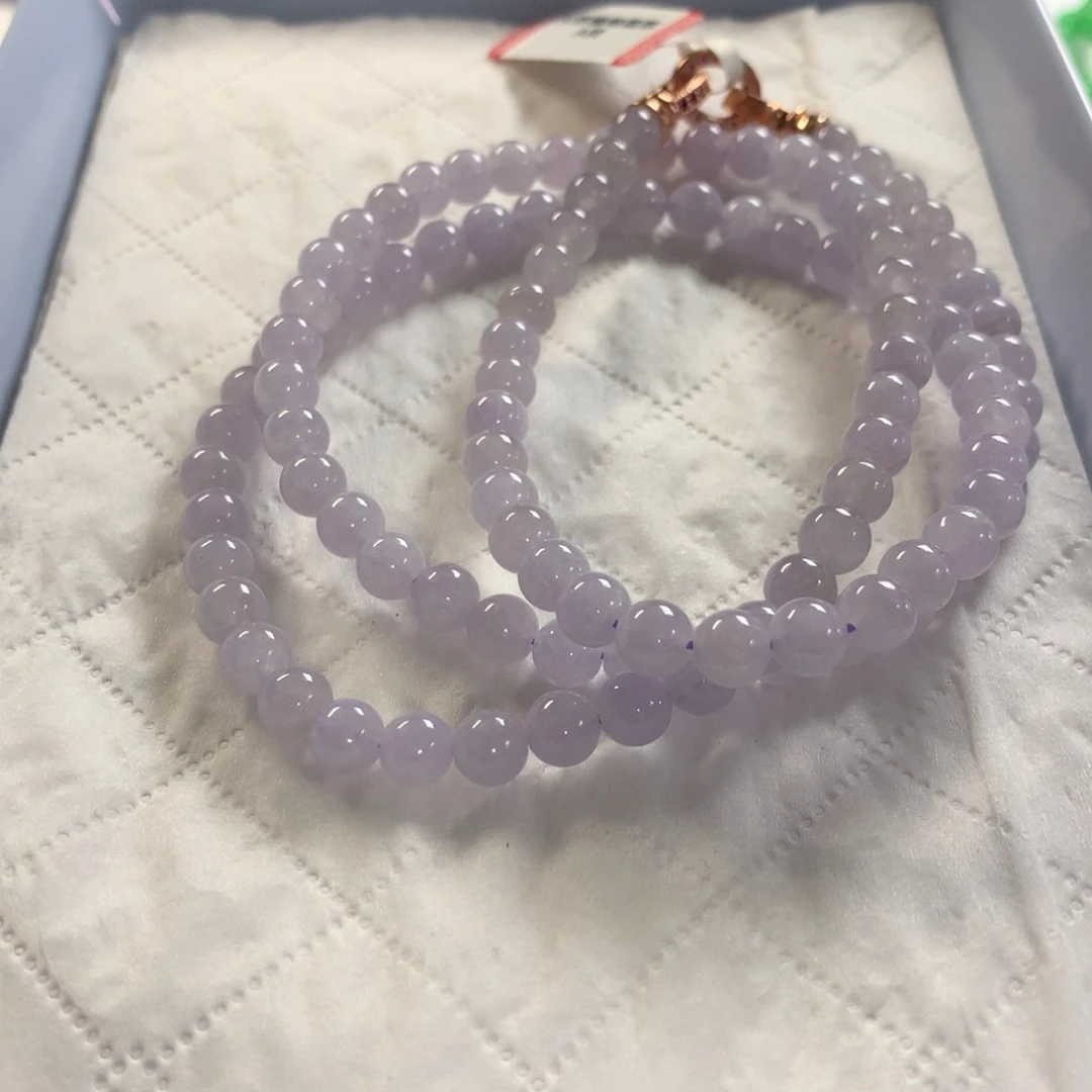 翡翠未镶嵌颈饰项链