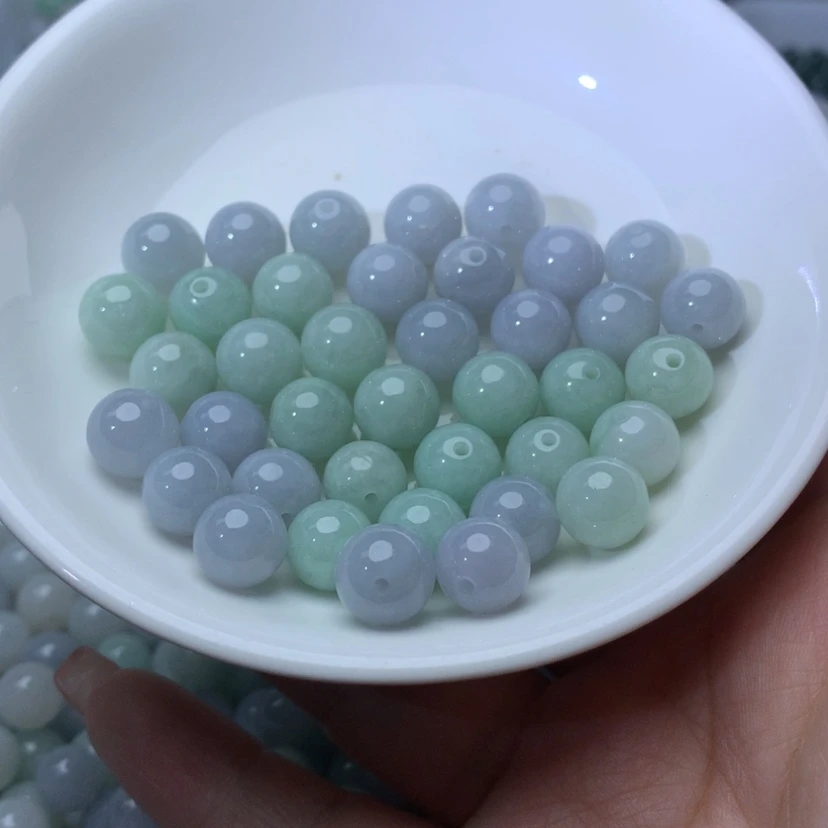 【闪购商品】未镶嵌手链翡翠卡9.5紫绿10颗 手链拍2单