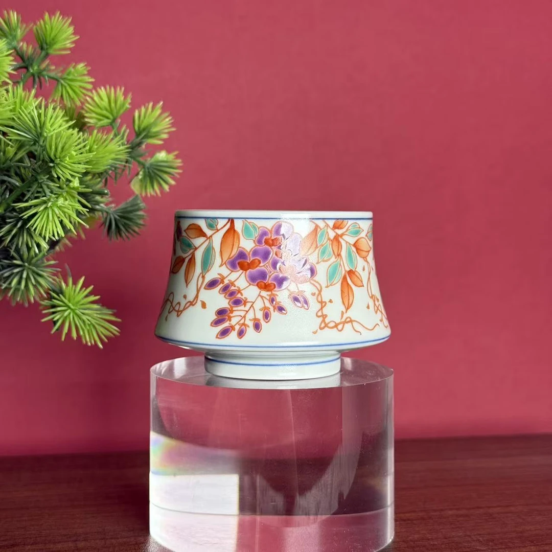 雨溪 红绿彩紫藤杯 00040