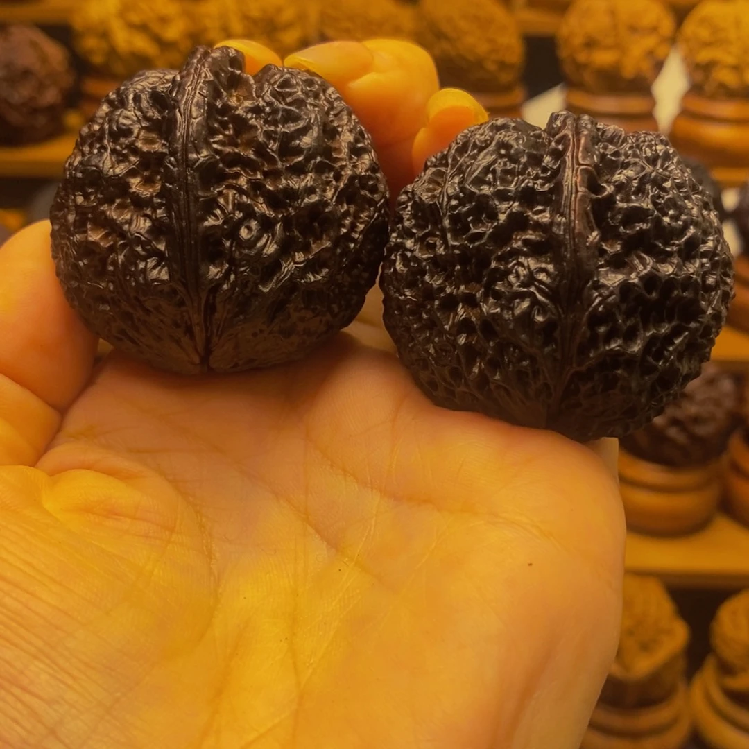 Y***一吊坠文玩核桃铁丝子45