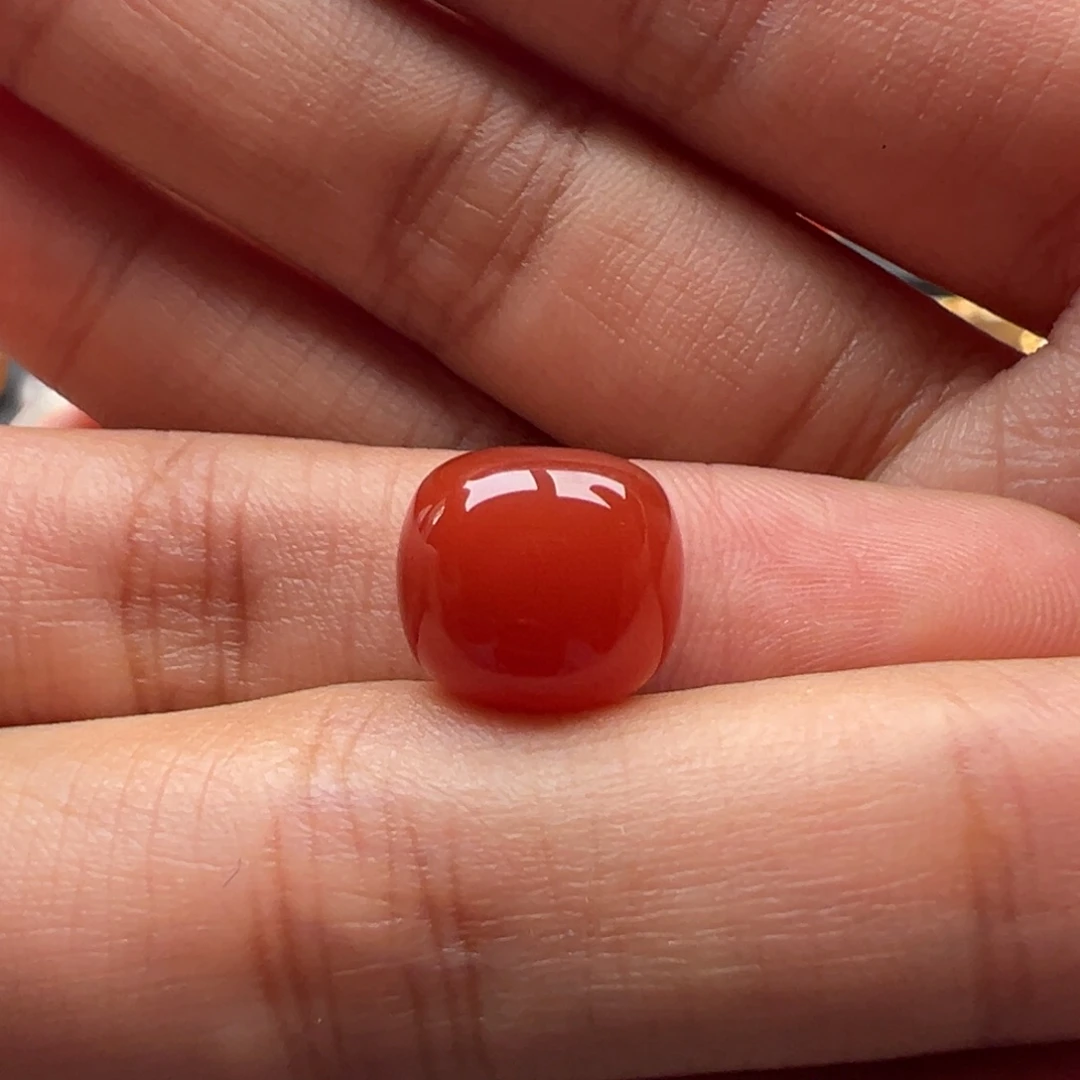 南红玛瑙老型12.2x10.8未镶嵌卡**斯