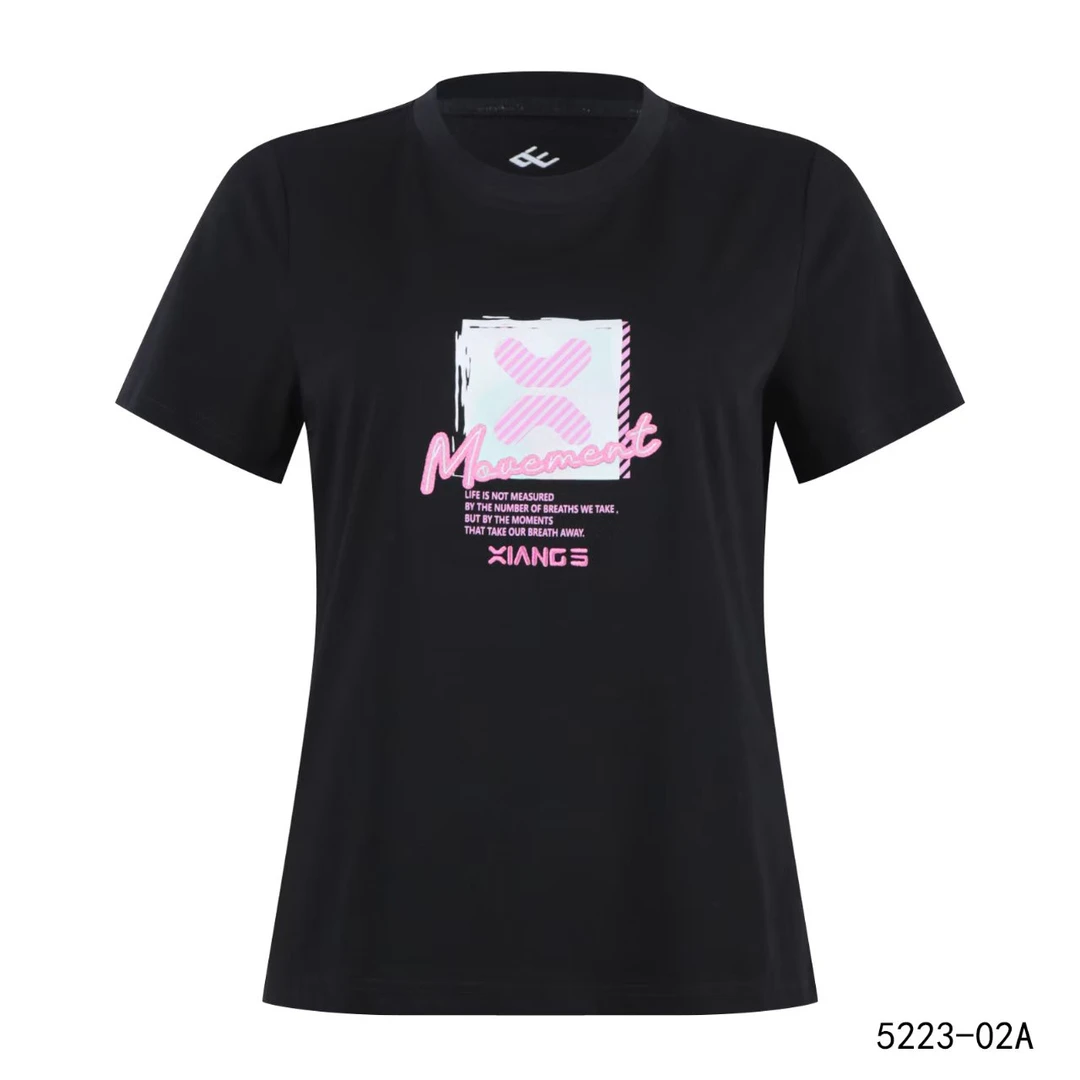 向尚运动女式T恤7069白/7070浅绿/7068黑