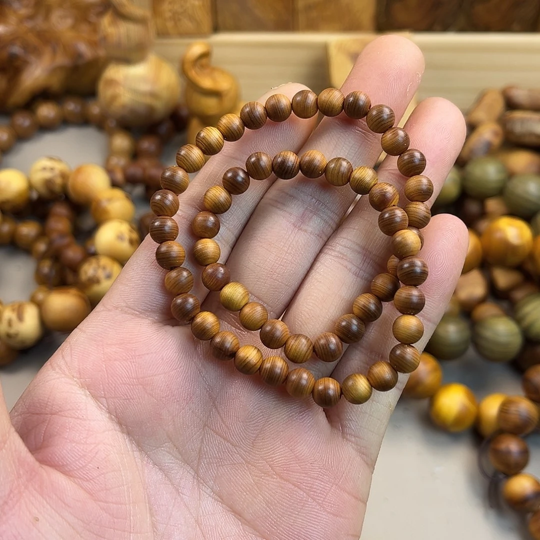 手串/手链柏木（崖柏）06黑油双圈