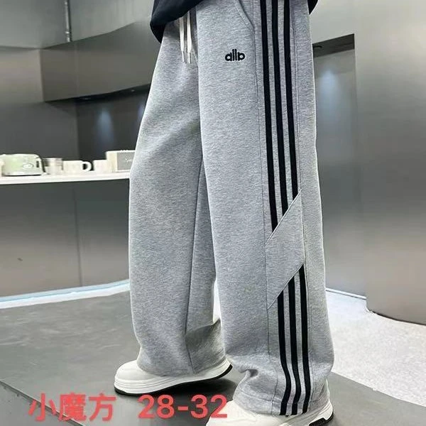 男童春秋运动长裤新款直筒休闲宽松卫裤中大童秋装