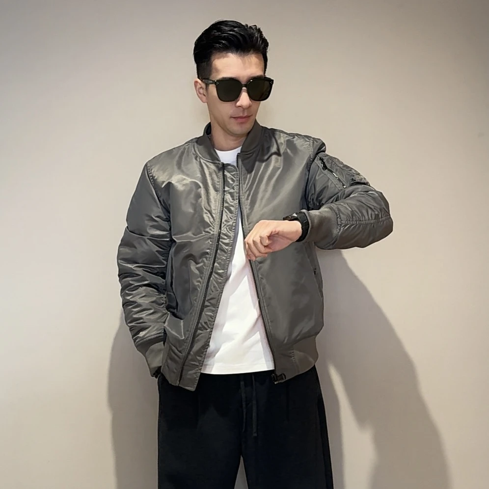 CAO SIR经典美式飞行员夹克棒球服休闲百搭户外保暖棉衣上衣外套