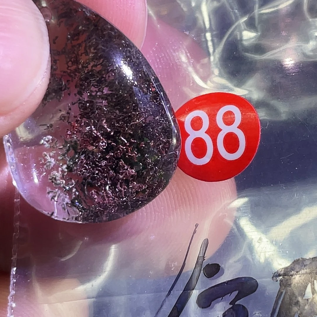 阿***大水晶未镶嵌吊坠(赠链)