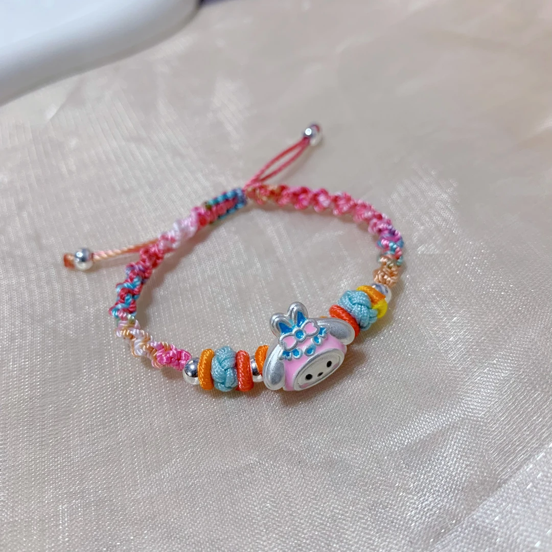 足银手链 足银 s925 布艺银制品 纯银diy手工定制