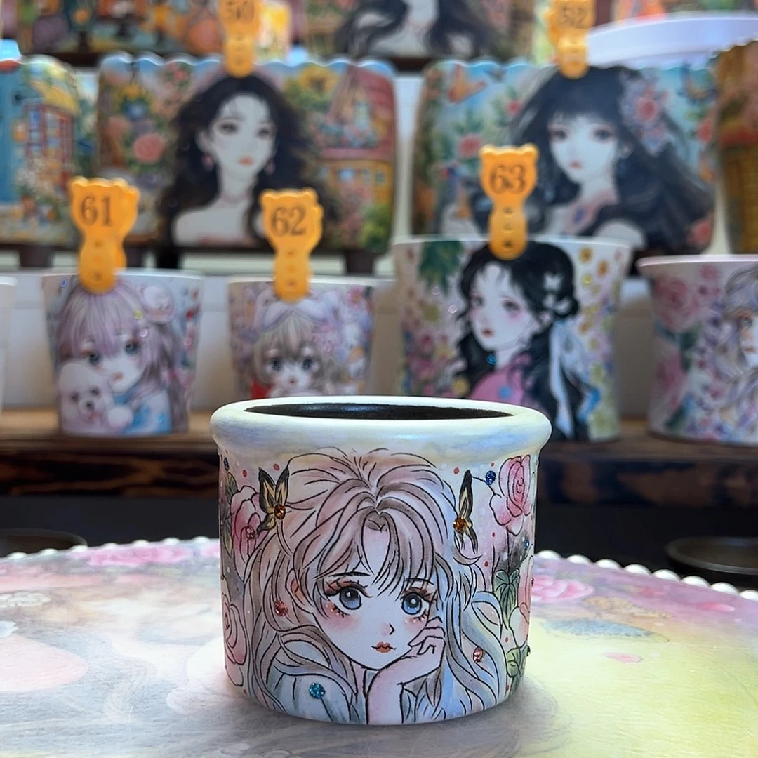薄雾的精工美女盆