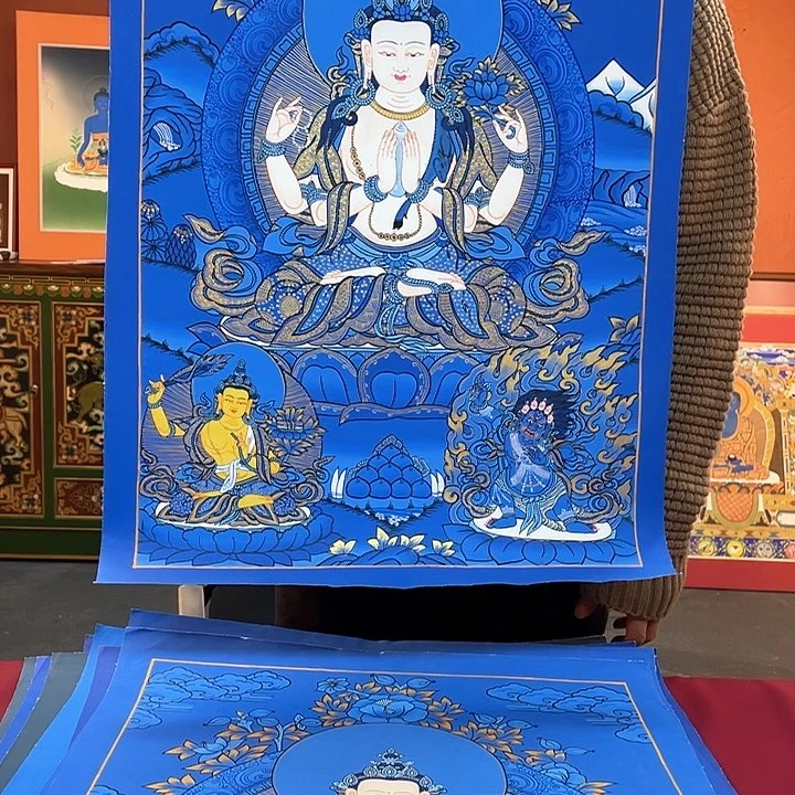 装裱画40×60四臂纯手绘