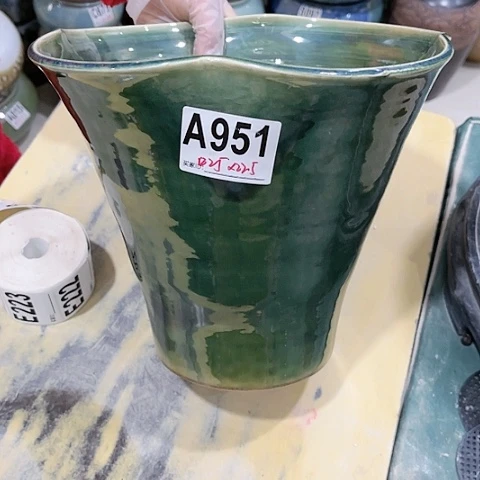 红陶景德镇手工制作花盆