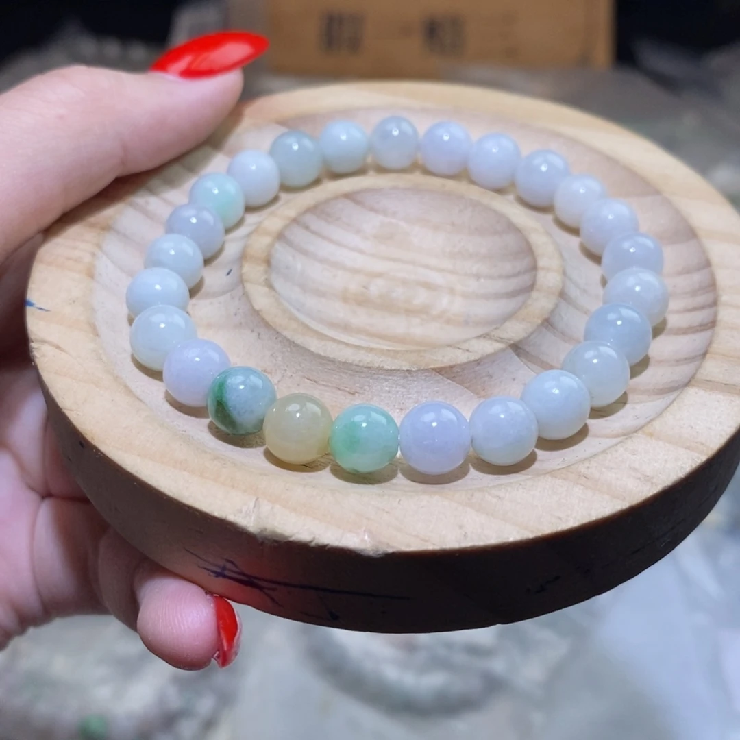 未镶嵌手串翡翠天然缅甸翡翠a货