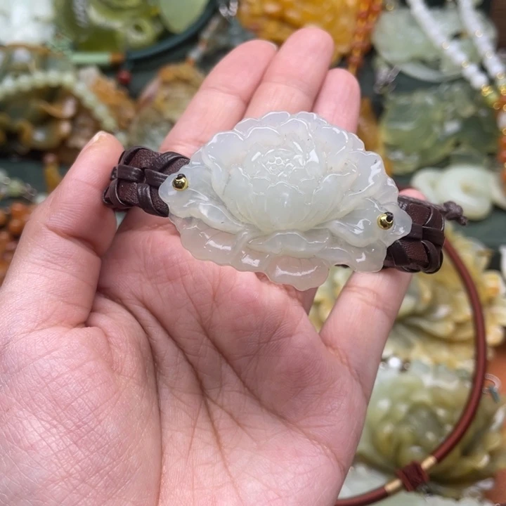 蛇纹石玉手牌合金