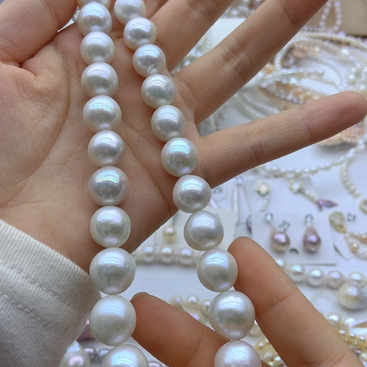 淡水珍珠未镶嵌颈饰莫*