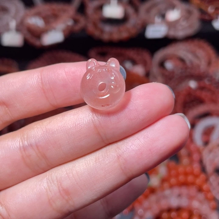 南红玛瑙未镶嵌甜甜圈2192打孔备注