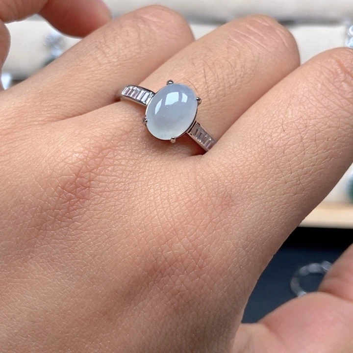 翡翠未镶嵌戒指戒指