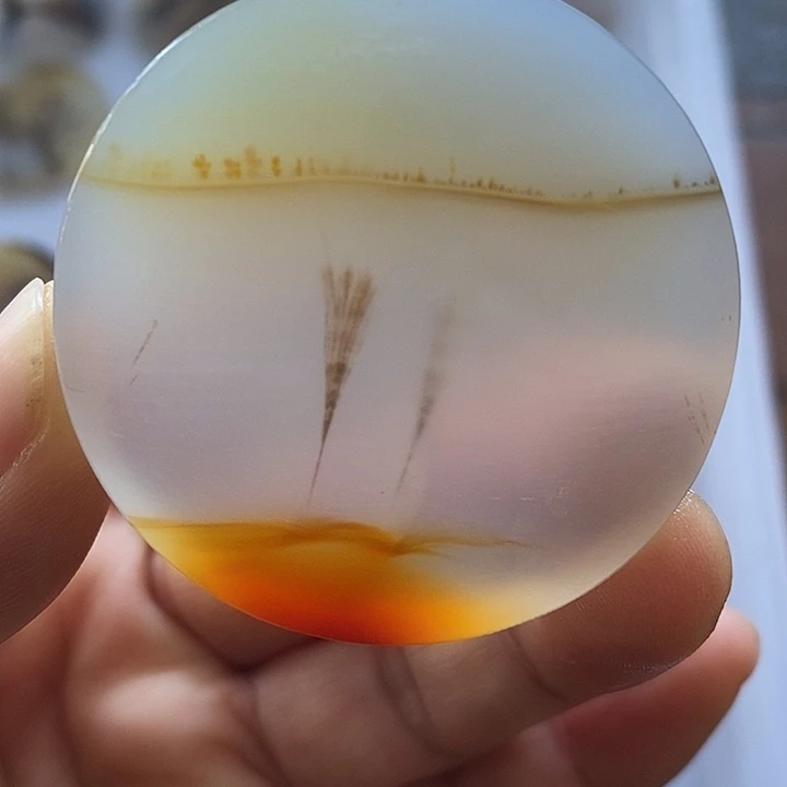 玛瑙/玉髓合金颈饰