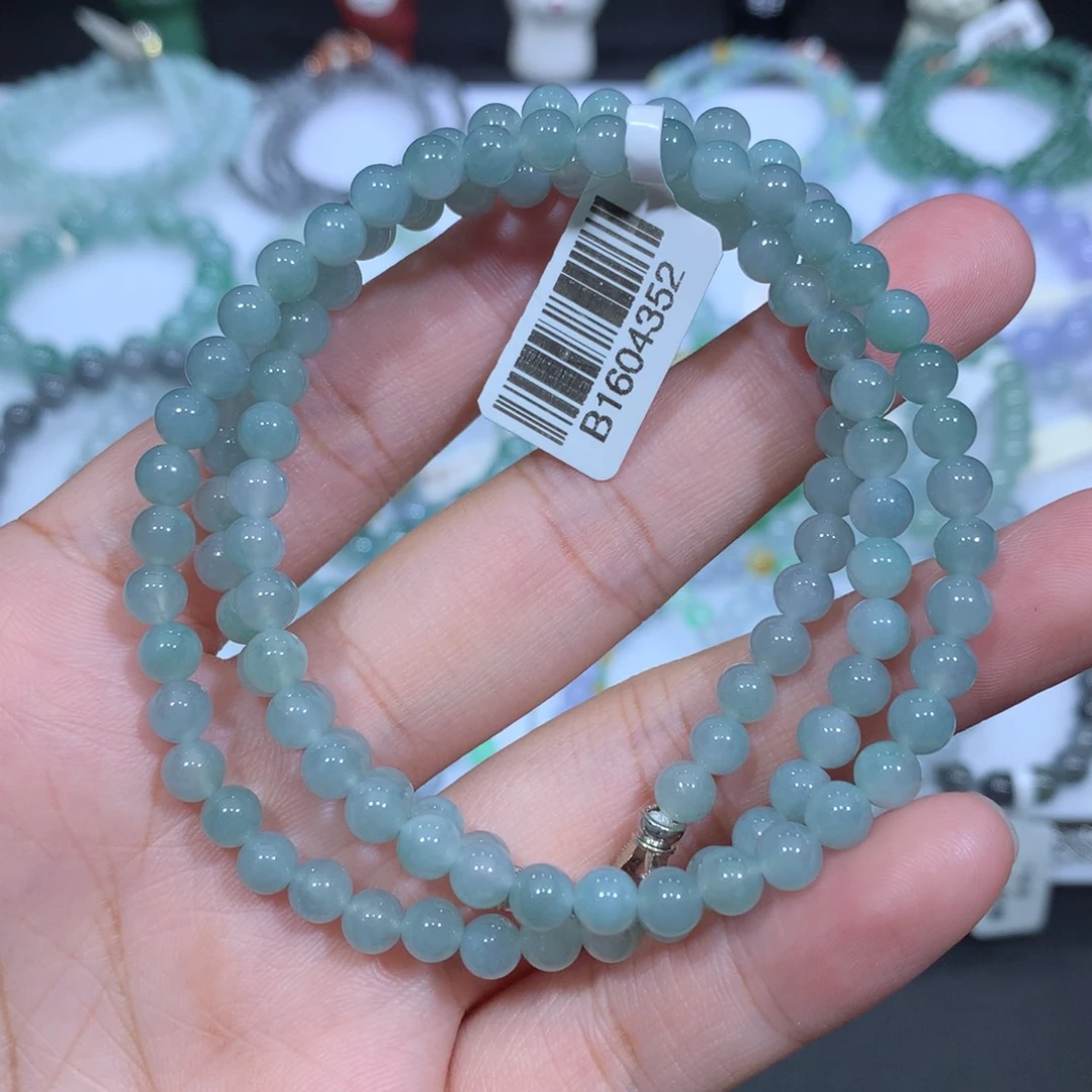 翡翠未镶嵌手串天然