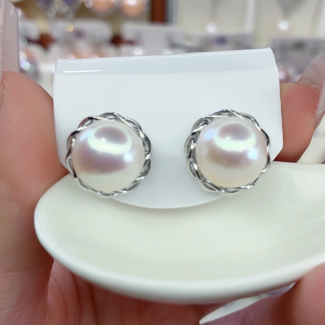 未镶嵌耳饰淡水珍珠