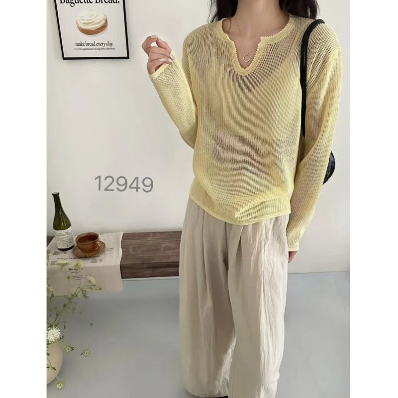 12949（部分无水洗唛，介意慎拍）CHUXUN新款针织衫