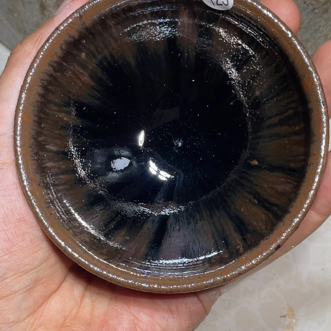 茶盏龙窑柴烧建盏123