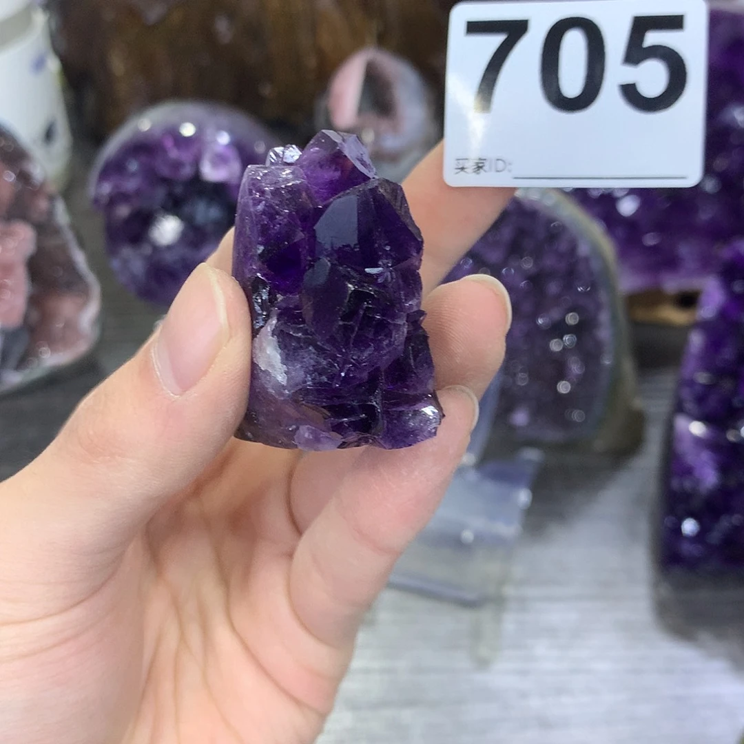 紫晶珠宝半成品未镶嵌705