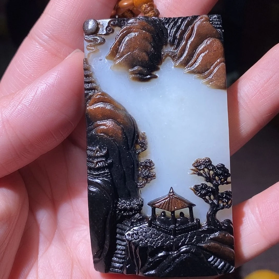 和田玉挂件未镶嵌