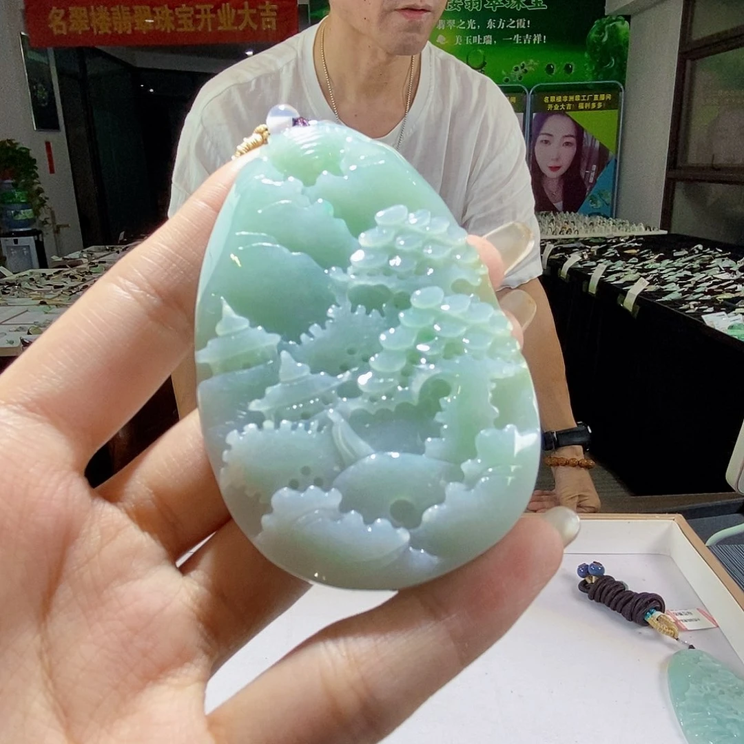 颈饰未镶嵌翡翠翡翠