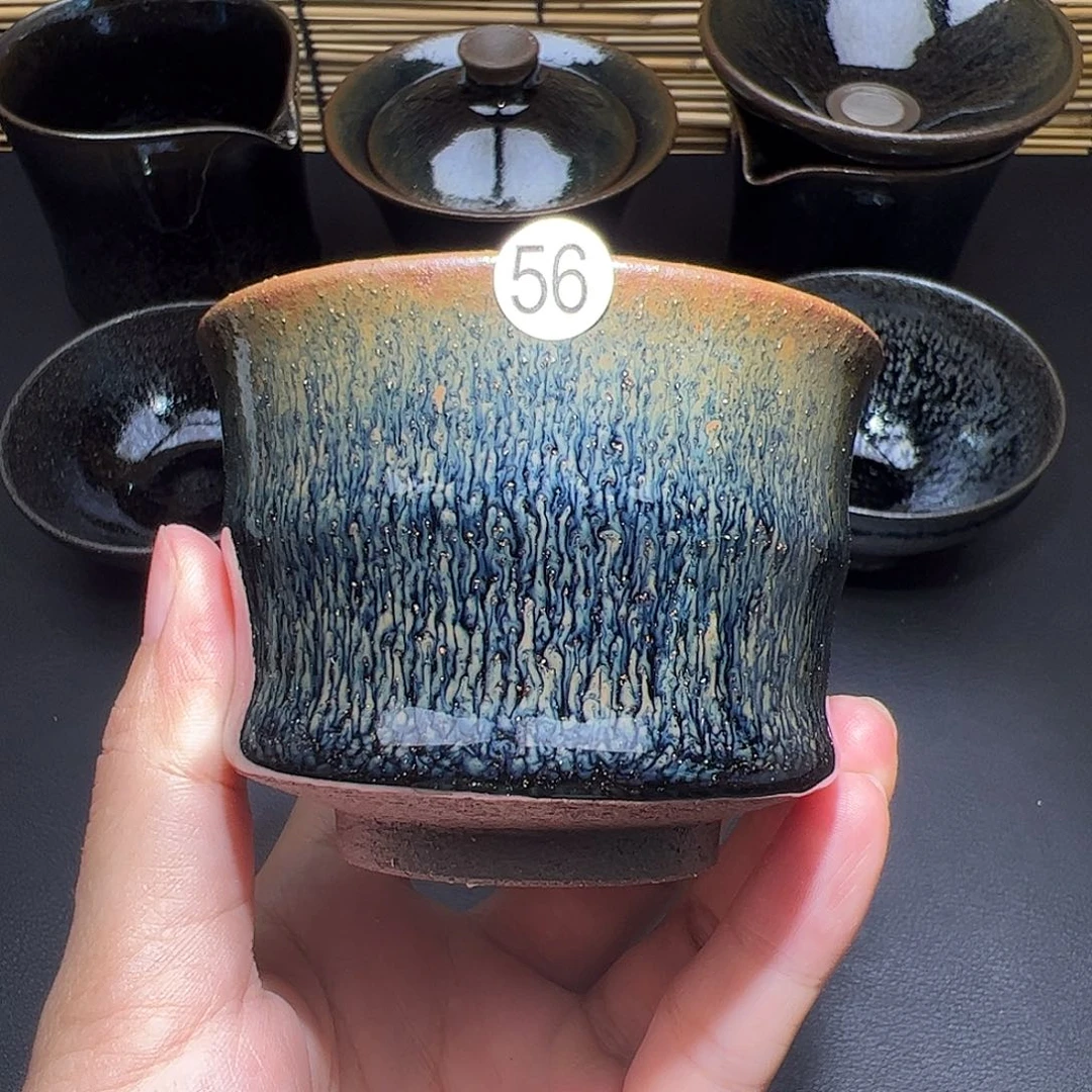 茶盏龙窑柴烧，竹节