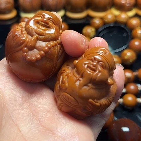 橄榄核手串/手链财迷一对55